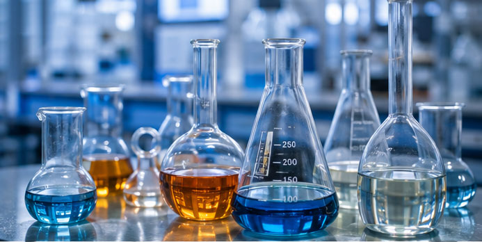 Industrial chemical materials and laboratory processing