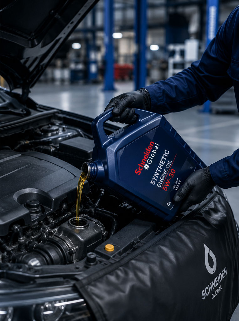 Schneiden Global engine oil products