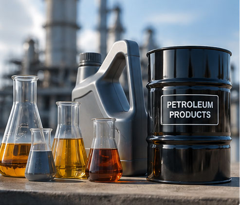Refined petroleum products and hydrocarbons